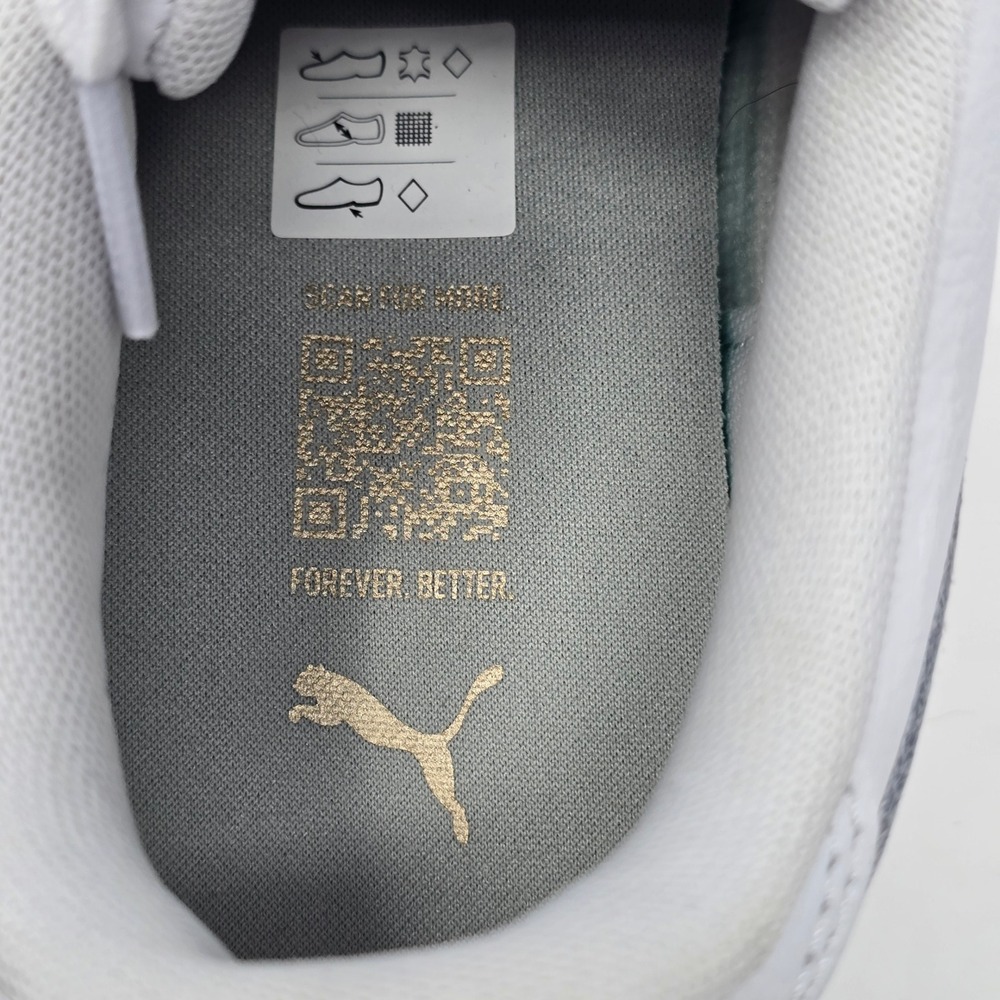 Puma Jada Renew White Leather Platform Sneakers 403456-30 Womens 8 - Picture 13 of 16